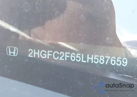 2020 Honda Civic Lx from USA, damaged, VIN 2HGFC2F65LH587659